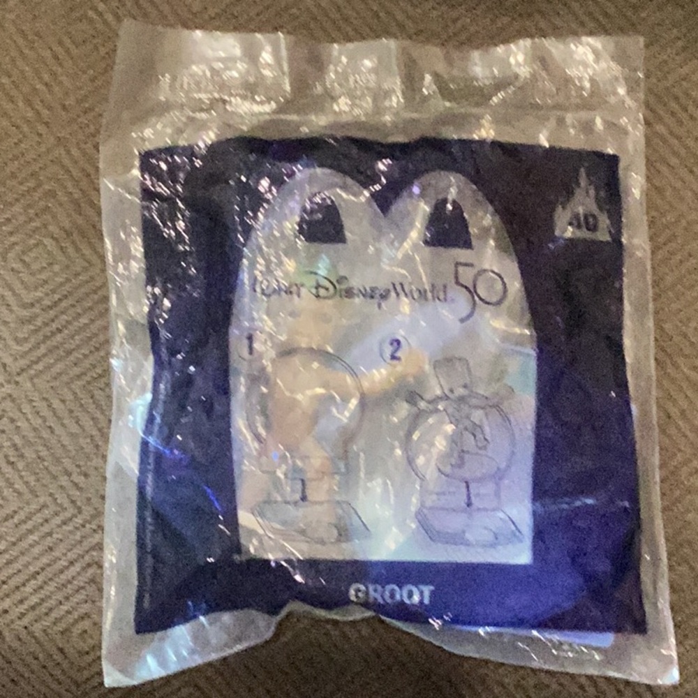 Marvel Groot McDonald’s 2021 Walt Disney World 50th #40 Action Figure Toy 3”